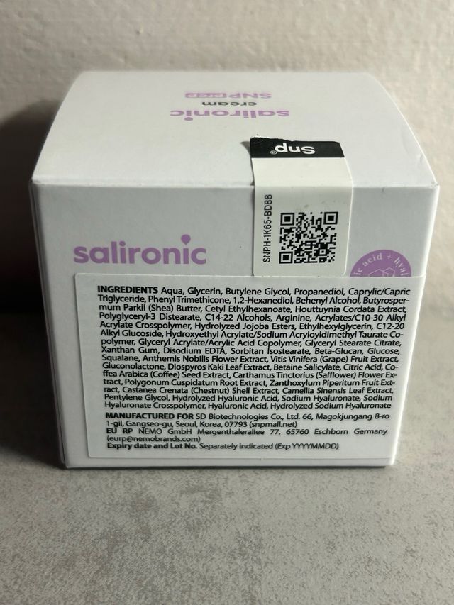Pack SNP Salironic: Crema, Serum y Tónico