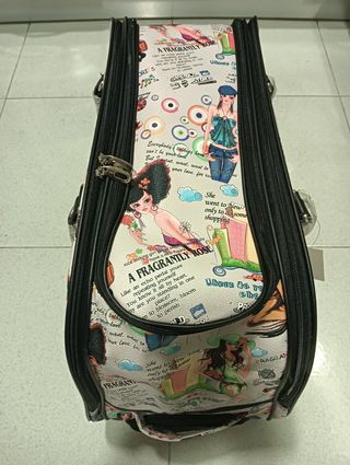 Trolley de viaje estampado