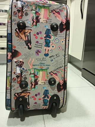 Trolley de viaje estampado