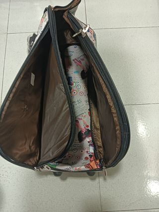 Trolley de viaje estampado