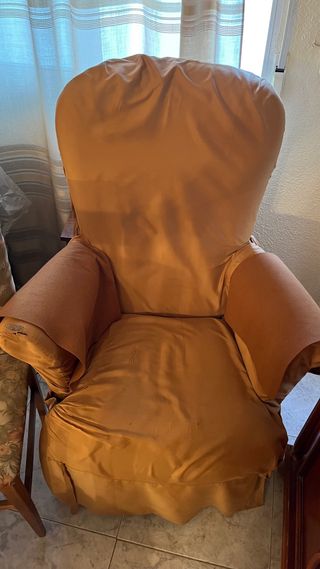 2 SILLONES FUNDA NARANJA