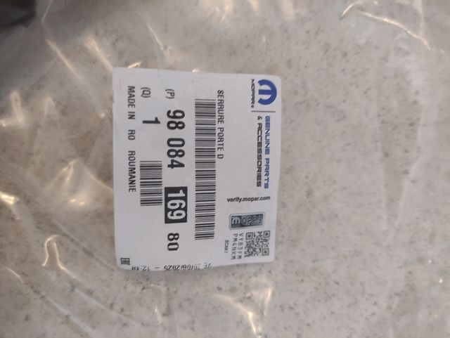 Cerradura Puerta Corredera Citroën Jumpy