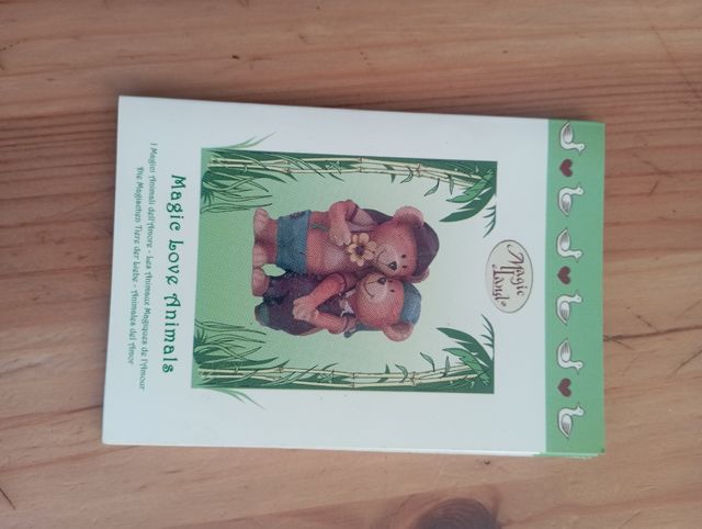 Statuette vintage colombine innamorate