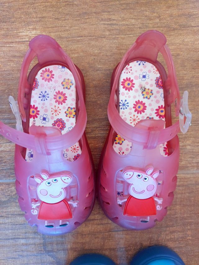 Lote 5 pares zapatos bebé niña verano