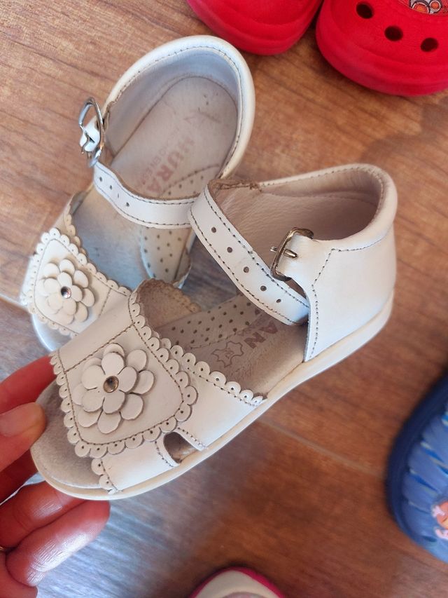 Lote 5 pares zapatos bebé niña verano