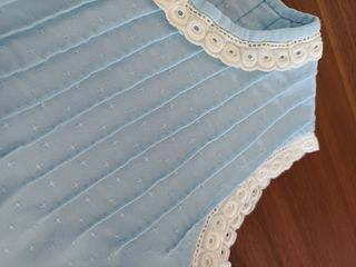 Vestidos bebé hecho a mano faldon bautizo