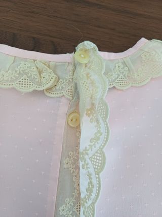 Vestidos bebé hecho a mano faldon bautizo