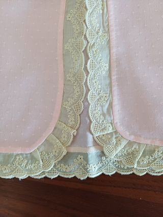 Vestidos bebé hecho a mano faldon bautizo