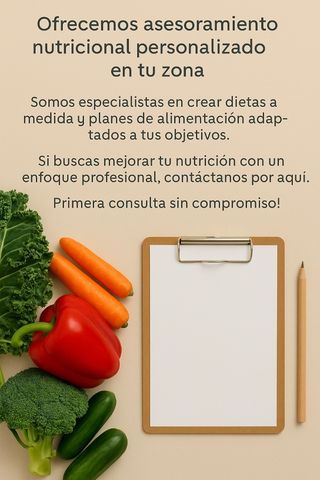 Asesoramiento nutricional online