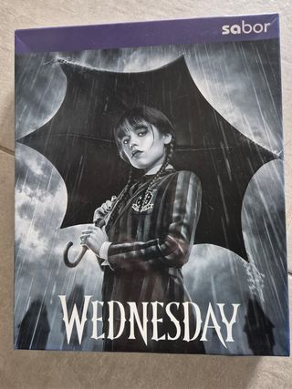 Pigiama cotone Wednesday grigio nero