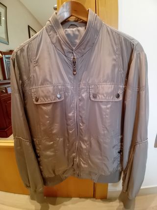 Cazadora hombre beige