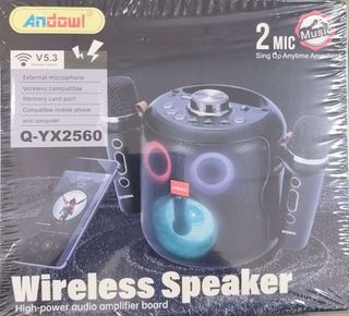 Altavoz Andowl Q-YX2560 con 2 Micrófonos