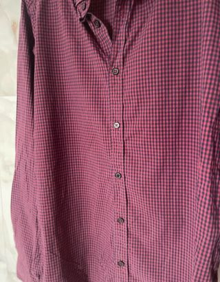 Camisa cuadros Zara Talla L