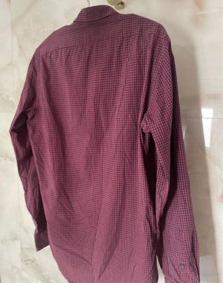 Camisa cuadros Zara Talla L