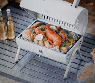 Barbacoa Portátil Camping Negra