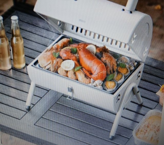 Barbacoa Portátil Camping Negra