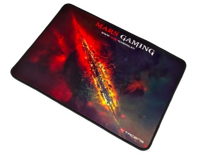 Alfombrilla Gaming Mars Gaming Negra/Roja