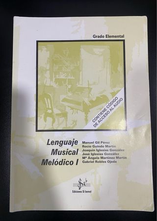 Lenguaje Musical Melódico I - Grado Elemental