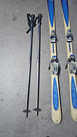 Esquís Rossignol Axium con bastones