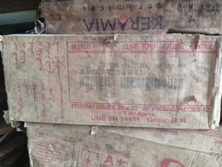 250€ VENTA AZULEJO FERRARI/BLANCO