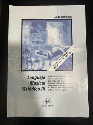 Lenguaje Musical Melódico III - Grado Elemental