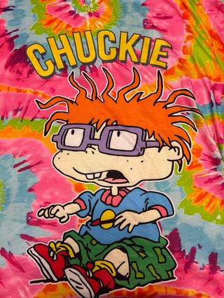 Camiseta Rugrats Chuckie Tie Dye Talla M