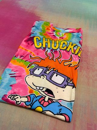 Camiseta Rugrats Chuckie Tie Dye Talla M