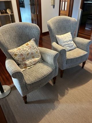 Conjunto de 2 butacas calidad,diseño y muy comodas