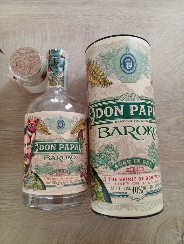 Bottiglia vuota Don Papa Baroko