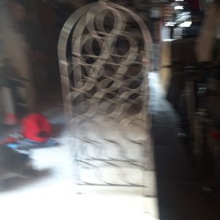 Botellero de metal