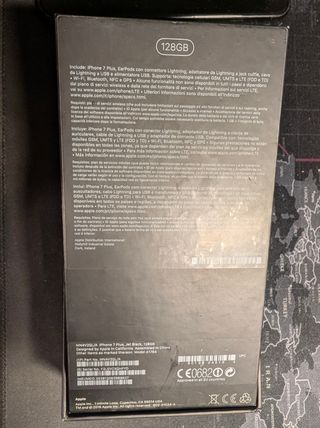 iPhone 7 Plus 128 GB Negro con batería al 83 %