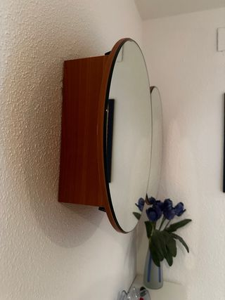 Armario recibidor con 2 puertas espejos gemelos