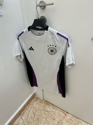 Camiseta Adidas Alemania Morado Blanco