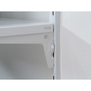 2 Estantes acero 80x30cm + Soportes - Dolle