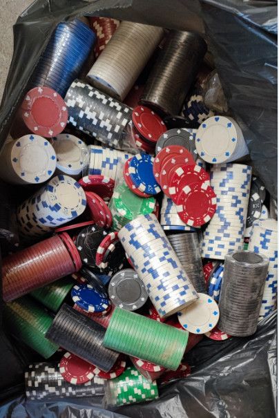 GRAN TABLERO DE POKER PARA 8 JUGADORES + 8 KILOS D