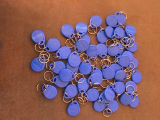 Llave RFID azul