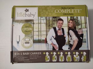 Mochila Portabebés Ergonómica negra.