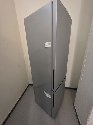 Nevera Candy Combi Gris