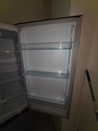 Nevera Candy Combi Gris