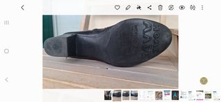 Botas altas Wonders mujer talla 39 negras