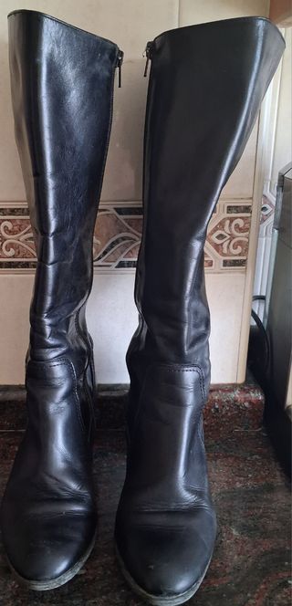 Botas altas Wonders mujer talla 39 negras
