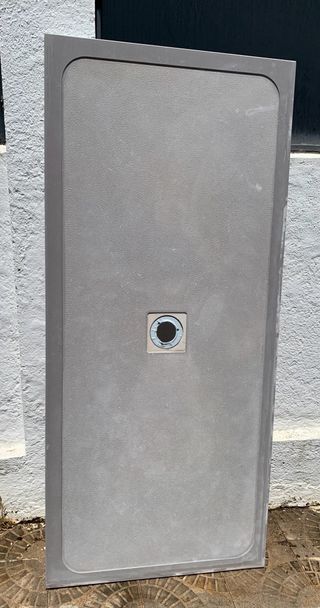 Plato ducha gris 170x77cm antideslizante