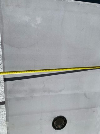 Plato ducha gris 170x77cm antideslizante