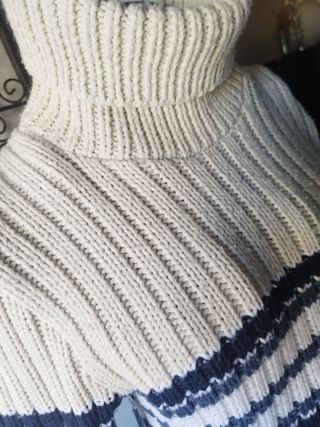 Jersey de punto grueso con rayas