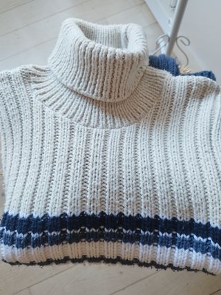 Jersey de punto grueso con rayas