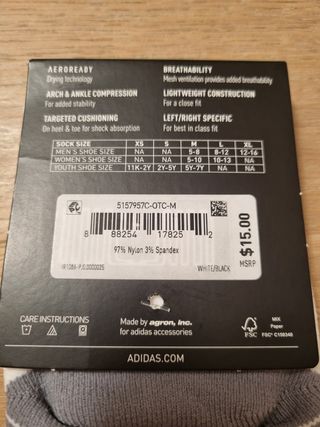Calcetines Adidas Fútbol Talla M. Nuevos.