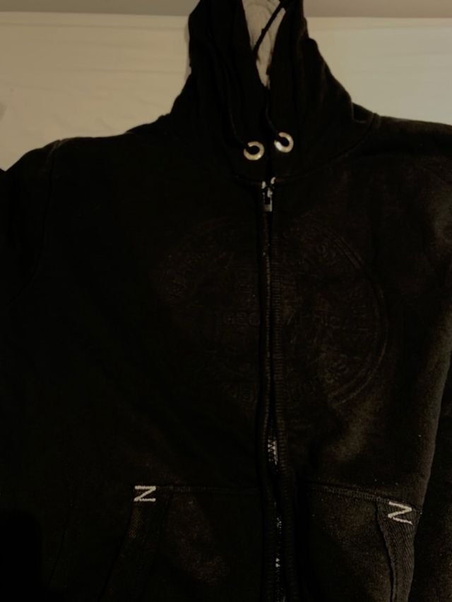 Sudadera Geographical Norway Negra Talla L