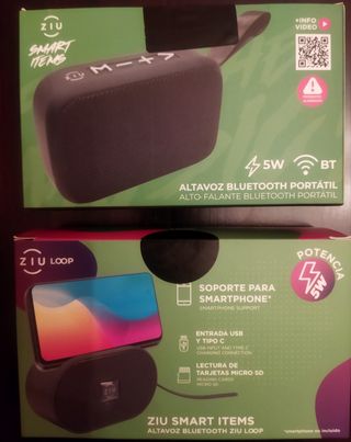 Altavoz Bluetooth Ziu con Soporte para Smartphone