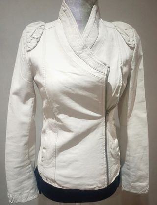 Cazadora 100% piel. Fracomina.