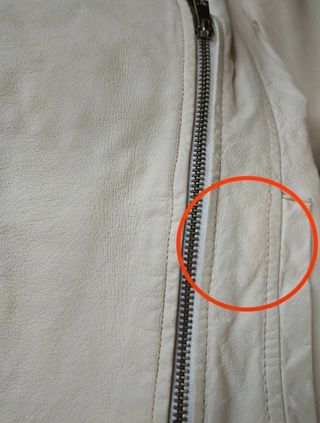 Cazadora 100% piel. Fracomina.